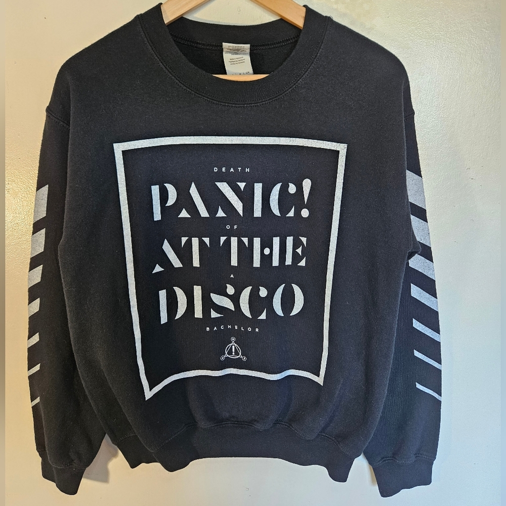 Panic At The Disco Long Sleeve Pullover Sweatshirt Death Of Bachelor Small